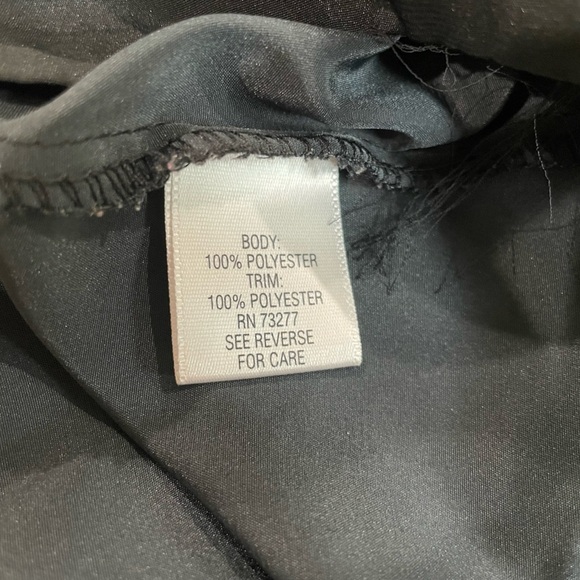 Elle Black Sleeveless Fringed Dress with floral design - Picture 6 of 6